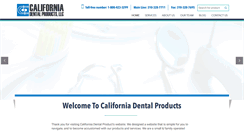Desktop Screenshot of californiadentalproducts.com
